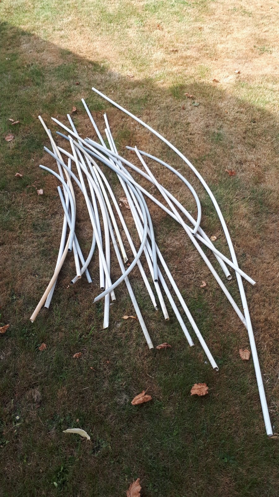 Lot de tuyaux en plastique, Bricolage & Construction, Métaux, Enlèvement, Comme neuf