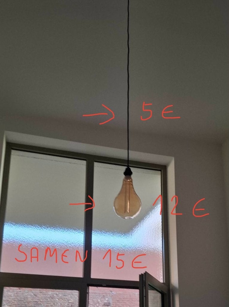 2 lampes LED Filamanet et 2 m de câble de lampe, Enlèvement ou Envoi, Comme neuf, E27 (grand)