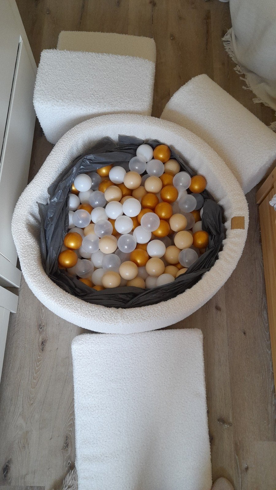Meowbaby ballenbad met hindernissen parcour, Ophalen, Gebruikt