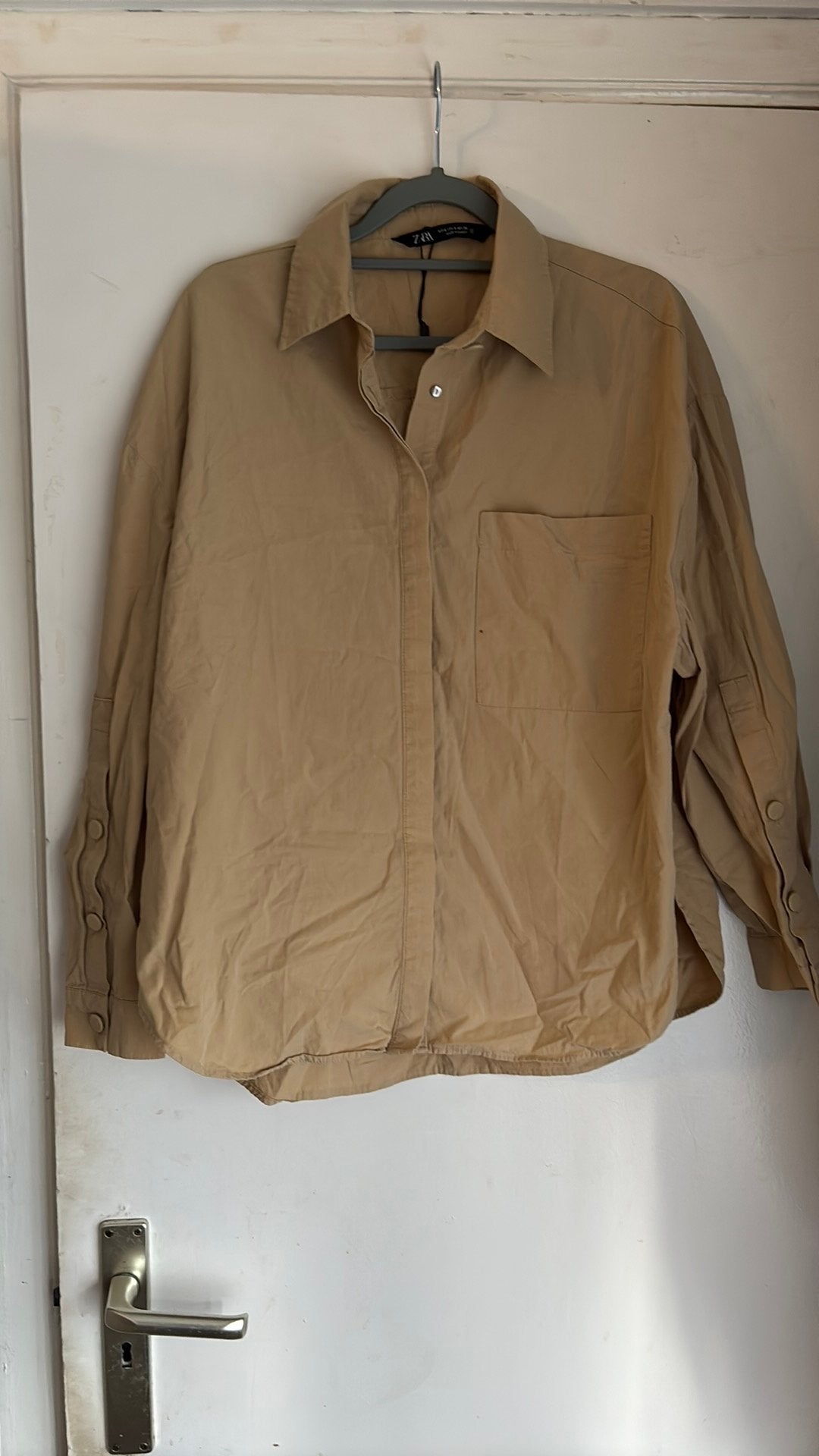 Chemise femme zara, Envoi, Comme neuf, Taille 36 (S), Beige