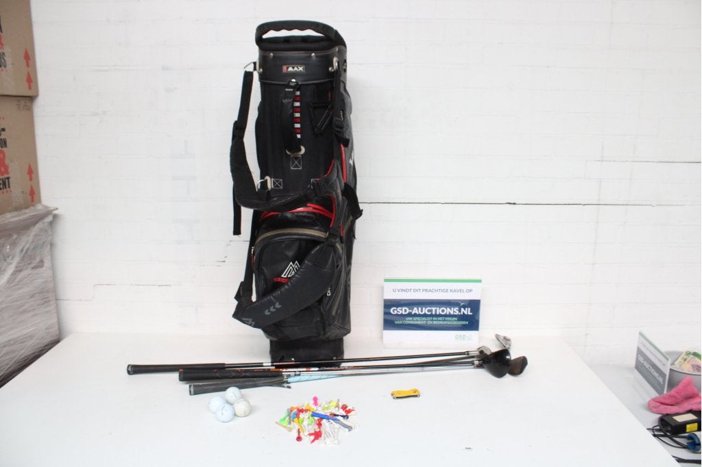 Big Max golftas met Golfclubs, Niet ingevuld, Niet ingevuld, Niet ingevuld