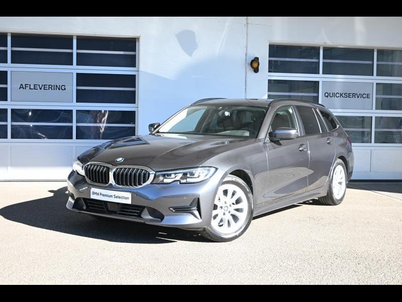 BMW Serie 3 318 AUTOMAAT - NAVI - LED, Autos, Argent ou Gris, Achat, Euro 6, 156 ch
