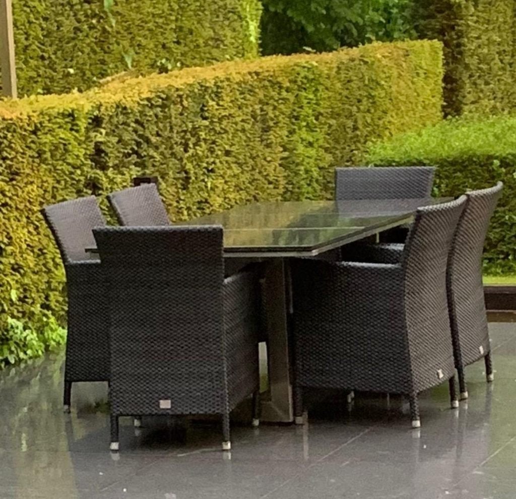 Tuinset 4 seasons outdoor, Tuin en Terras, Ophalen, Gebruikt, 6 zitplaatsen, Tuinset
