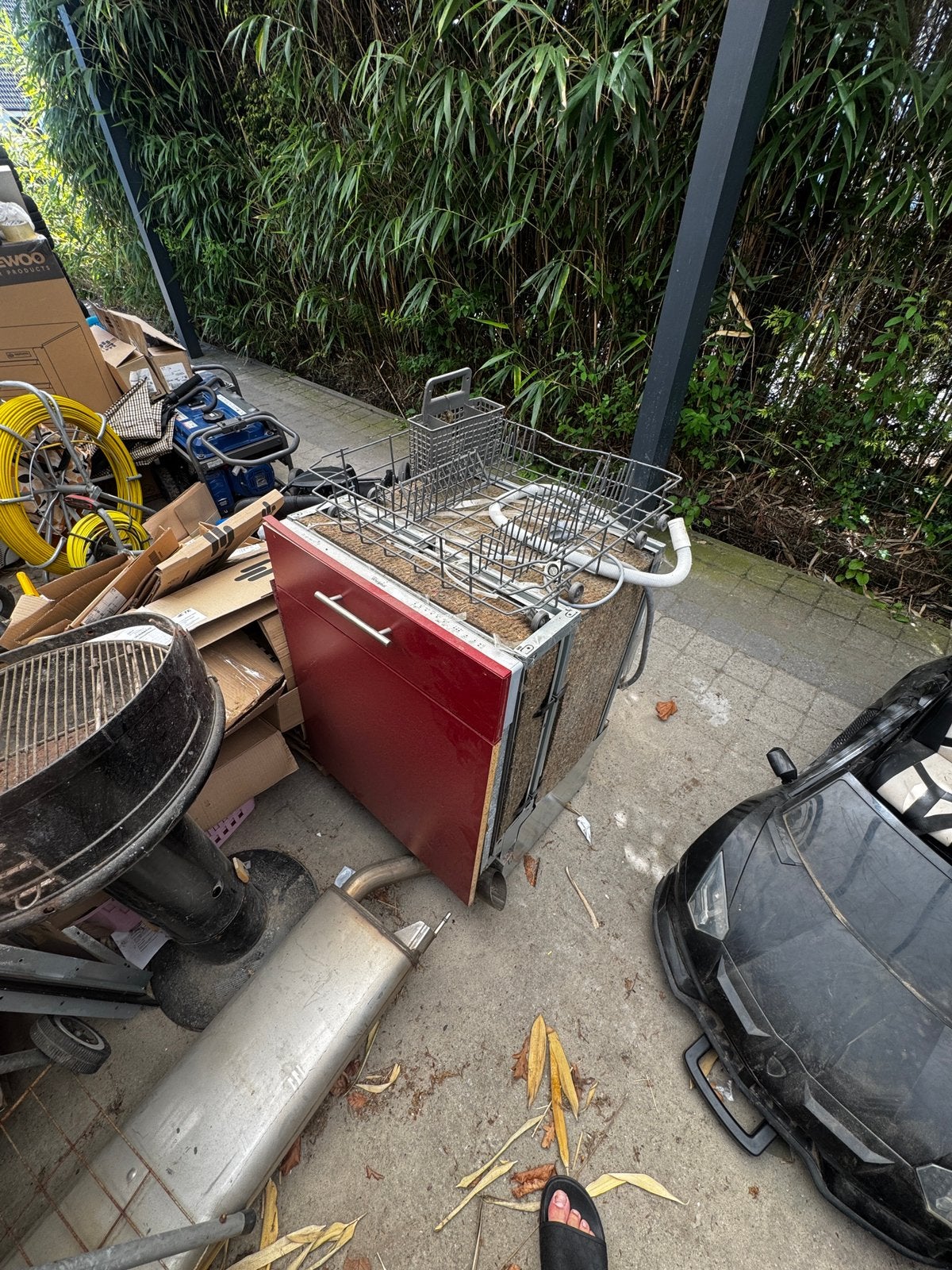 Inbouw vaatwasser, Ophalen, Gebruikt