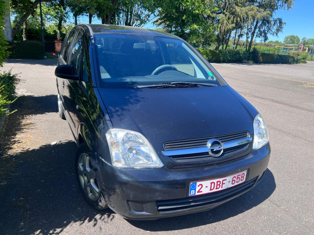 Opel Meriva 2005, Auto's, Opel, Automaat, Stof, Zwart, 5 zetels