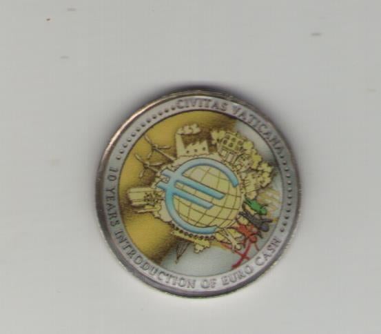 Vatican   2 Euros couleur de 2012, Ophalen of Verzenden, Vaticaanstad, 2 euro