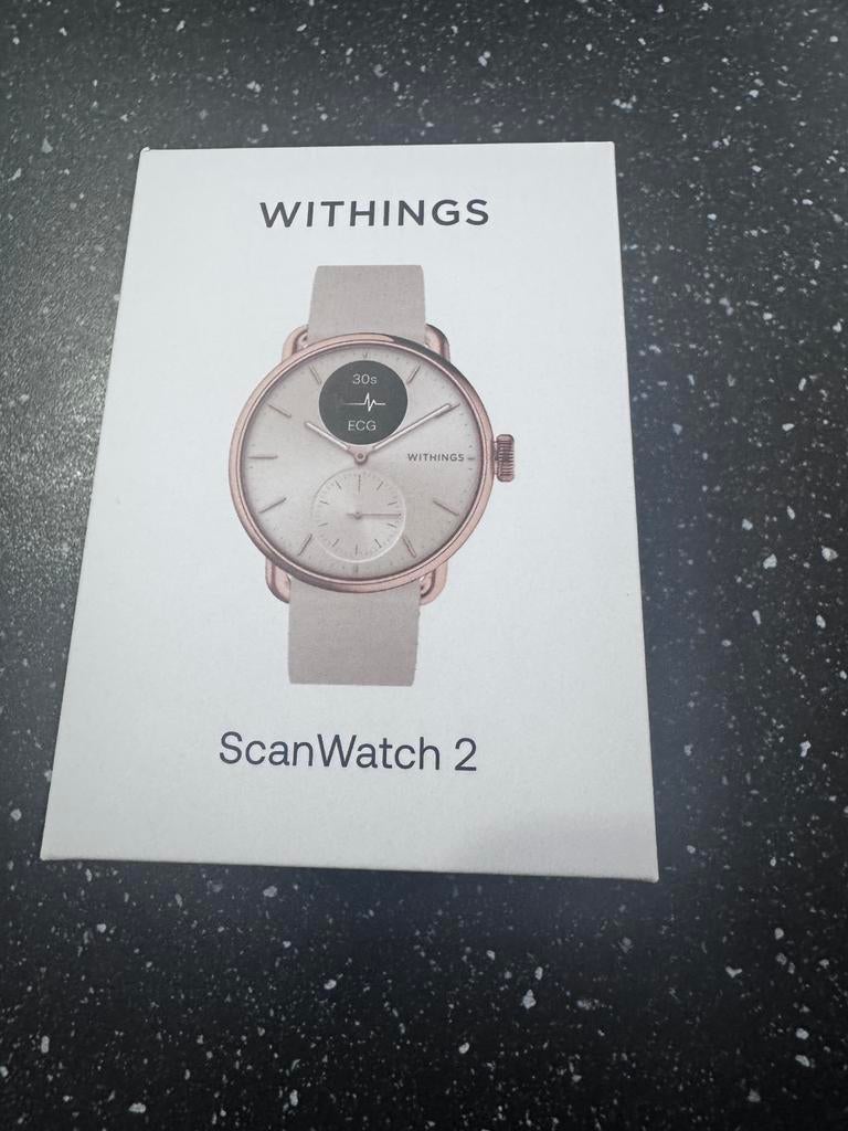 Montre connectee WITHINGS - Scanwatch 2 - neuf, Handtassen en Accessoires, Smartwatches, Nieuw, Ophalen of Verzenden