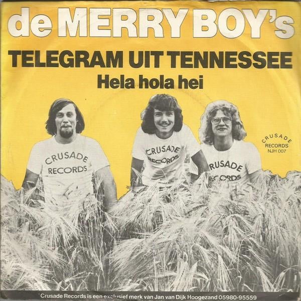 Gezocht: De Merry Boy’s – Telegram uit Tennessee, Ophalen of Verzenden, 7 inch, Nederlandstalig, Single
