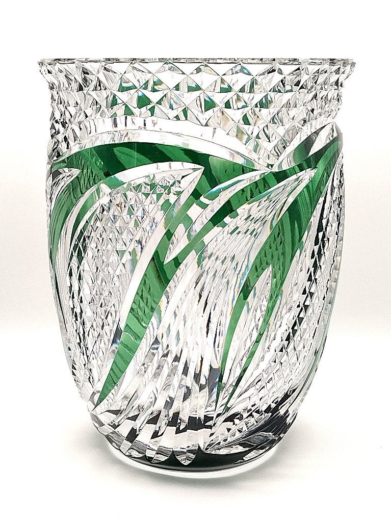 Val Saint Lambert vaas Annapolis, Antiquités & Art, Antiquités | Verre & Cristal, Enlèvement