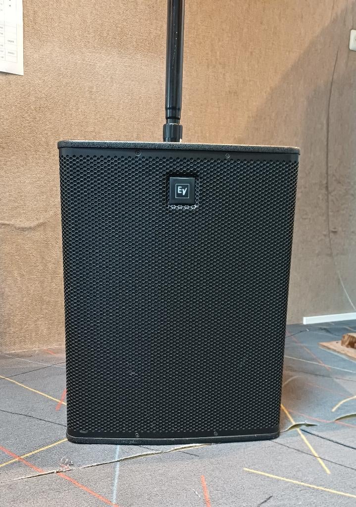 2 Enceintes Electro-Voice + 2 SUB EV, Gebruikt, Complete surroundset, 120 watt of meer, Ophalen