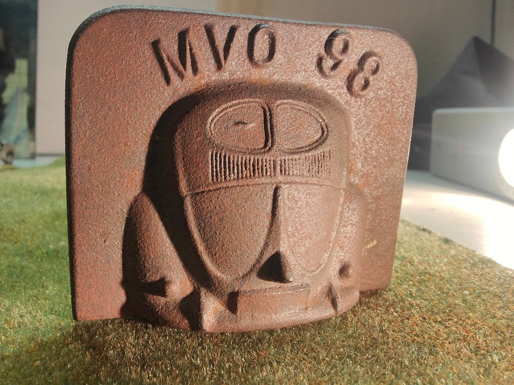 plaque Volkswagen coccinelle mvo 98, Autos : Pièces & Accessoires, Enlèvement ou Envoi, Volkswagen
