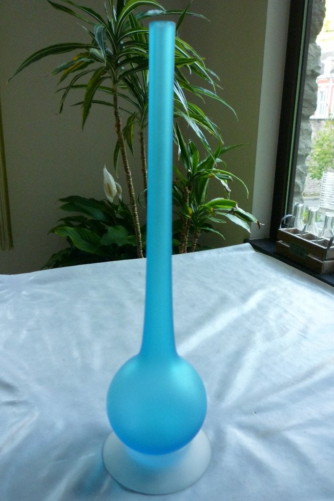 Vase soliflore Murano "satinato" Carlo Moretti, Enlèvement ou Envoi