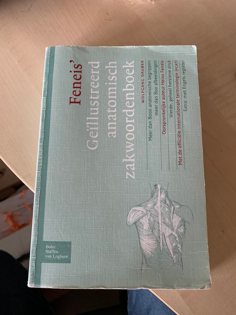 H. Feneis - Geïllustreerd anatomisch zakwoordenboek, Ophalen of Verzenden, H. Feneis; W. Dauber
