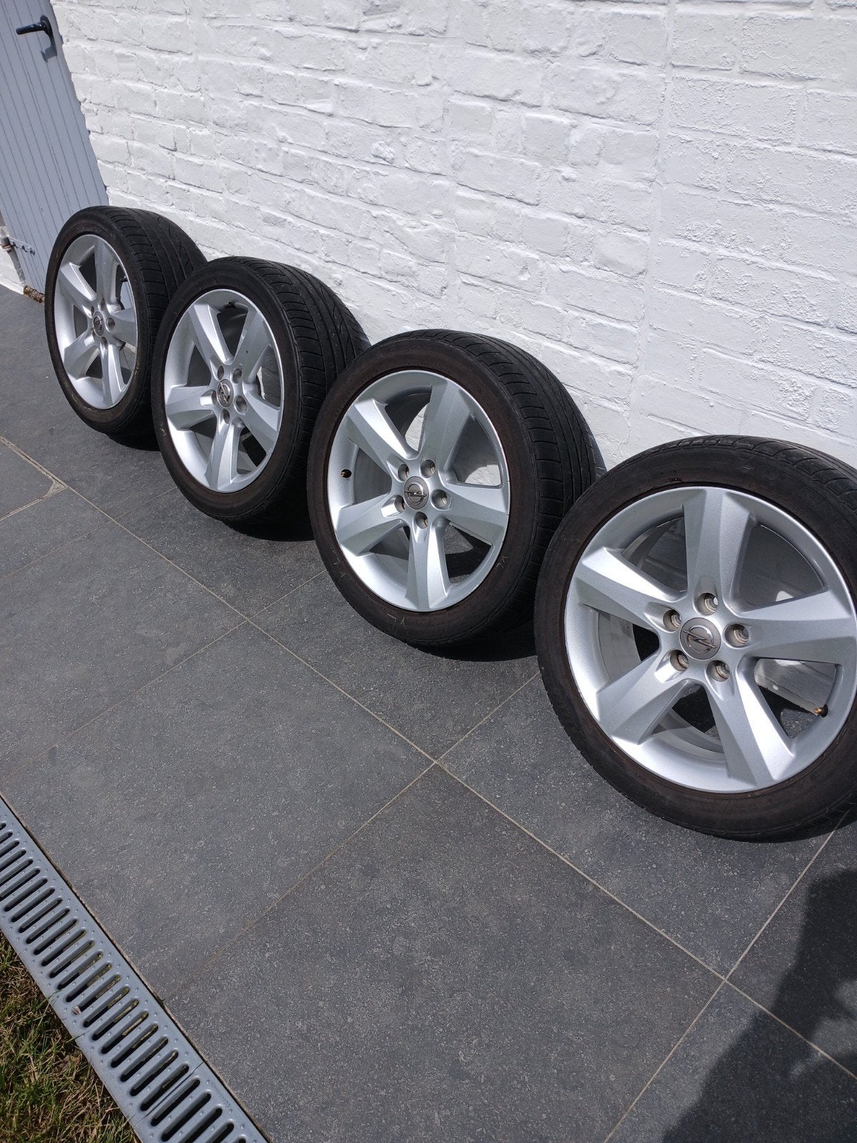 Zomerset opel steek 5x110 17 inch  7 duim, Auto-onderdelen, Banden en Velgen, Ophalen, 17 inch, Zomerbanden