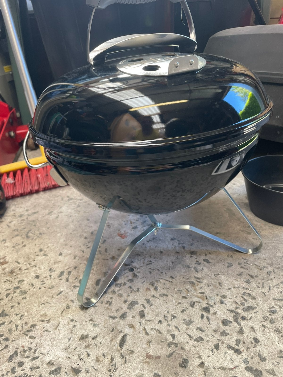 Weber barbecue, Enlèvement, Utilisé