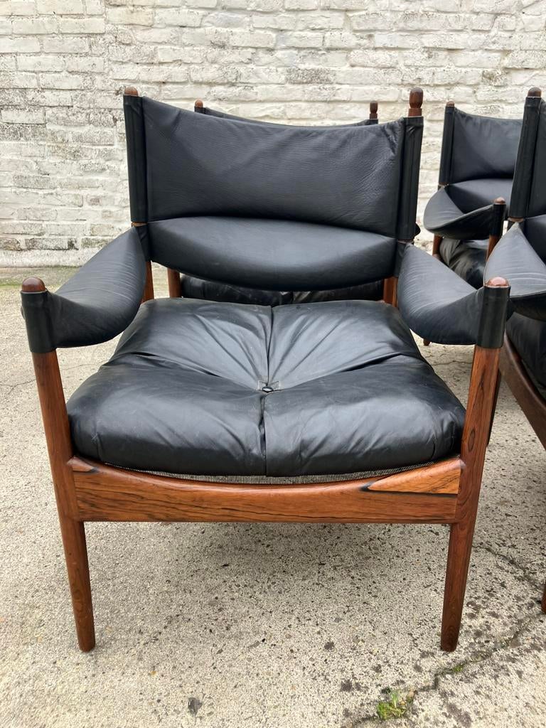 Modus Soren Willadsens Scandinavische fauteuils, Huis en Inrichting, Stoelen, Ophalen, Gebruikt, Drie, Zwart