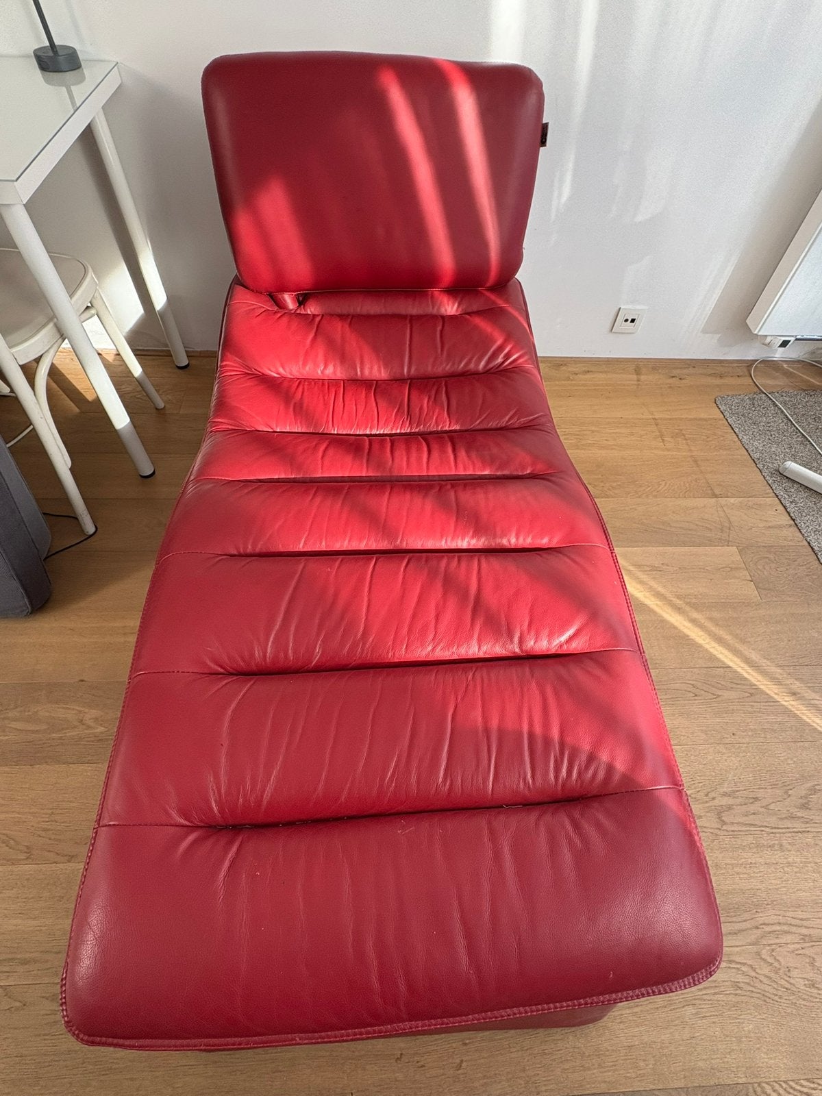 Lederen lounge zetel ConfortLuxe, Ophalen, Gebruikt, Leer