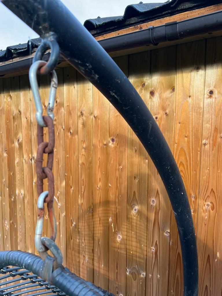 Hangstoel, Tuin en Terras, Ophalen, Gebruikt, Metaal