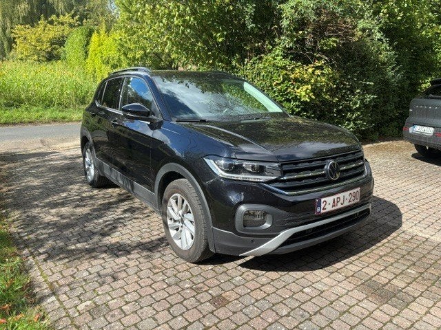 VW T-Cross Life 1.0 Automatique, Autos, Euro 6, Capteur de stationnement, Noir, 5 portes