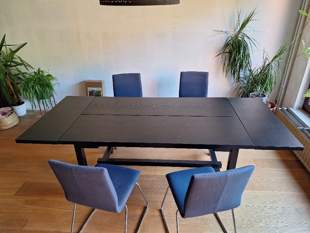 Ikea uitschuifbare eettafel, Ophalen, Gebruikt, 50 tot 100 cm, 150 tot 200 cm