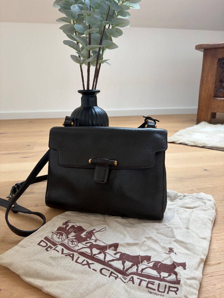 Delvaux Do Majeur, Handtassen en Accessoires, Tassen | Damestassen, Ophalen of Verzenden, Zo goed als nieuw, Bruin, Schoudertasje