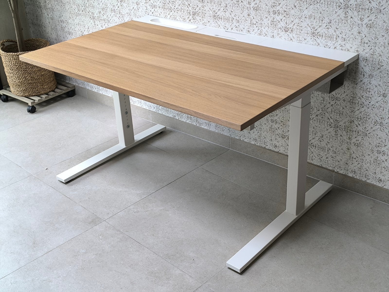 Ikea Mittzon Bureau 120x80 (réglable en hauteur), 120 cm, Métal, Enlèvement, Utilisé