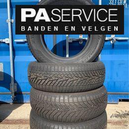 4x Yokohama 225 65 17 winterbanden met 7.4 mm, Gebruikt, -, -, Banden en Velgen