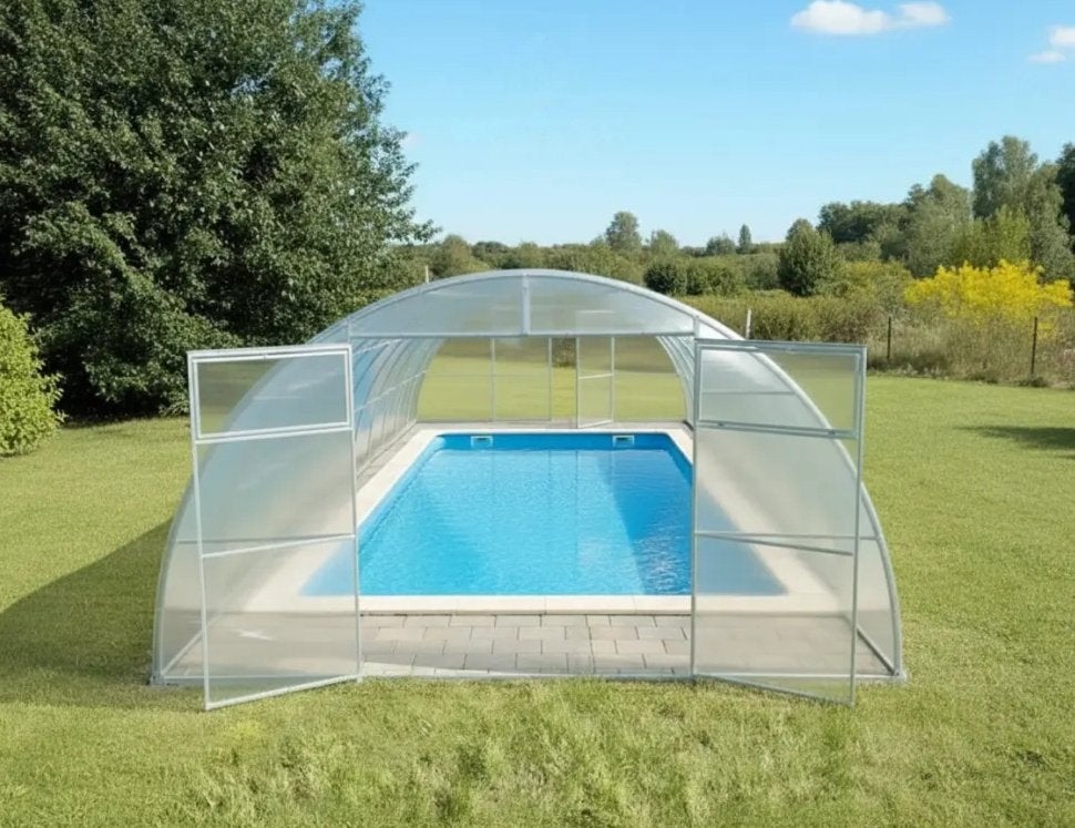 Pooloverkapping 4m breed | 4–30m lengte, Verzenden, Nieuw, Overige typen