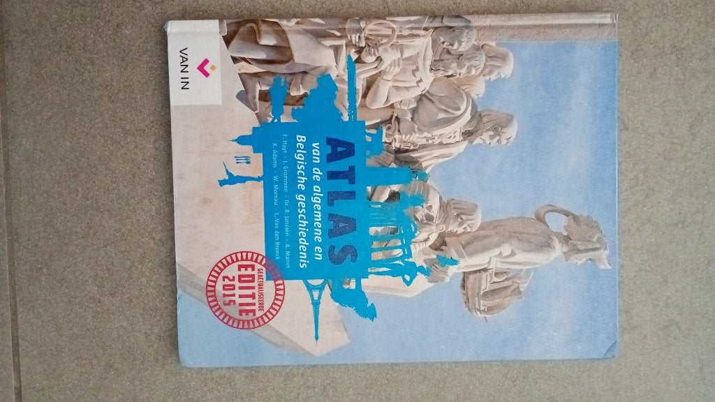 Atlas van de algemene en Belgische geschiedenis iditie 2015, Boeken, ASO, Geschiedenis, Van In, Ophalen