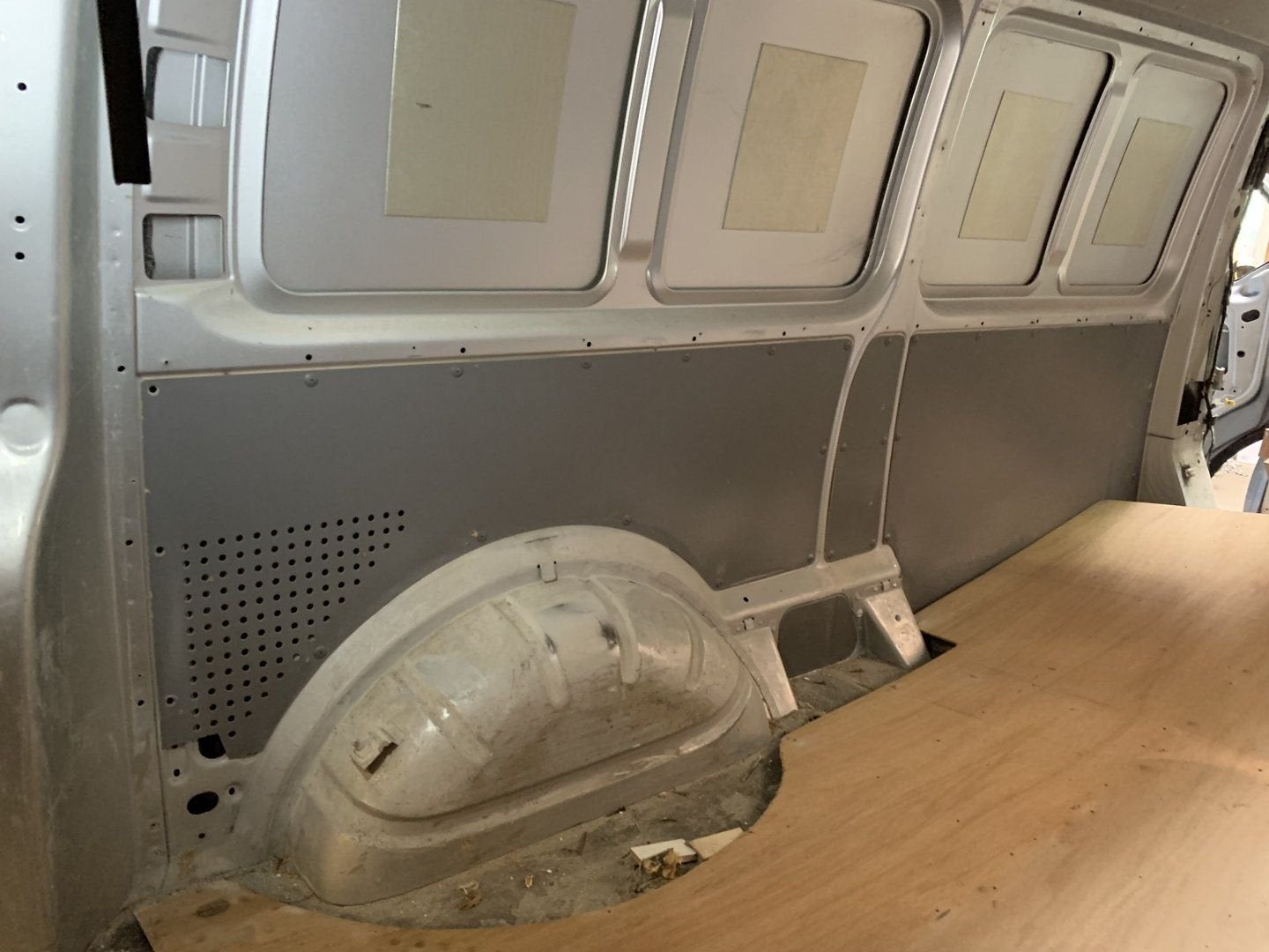 Volkswagen T5 L2 enkel cabine zijwand bekleding, Auto-onderdelen, Gebruikt, -, Volkswagen, -