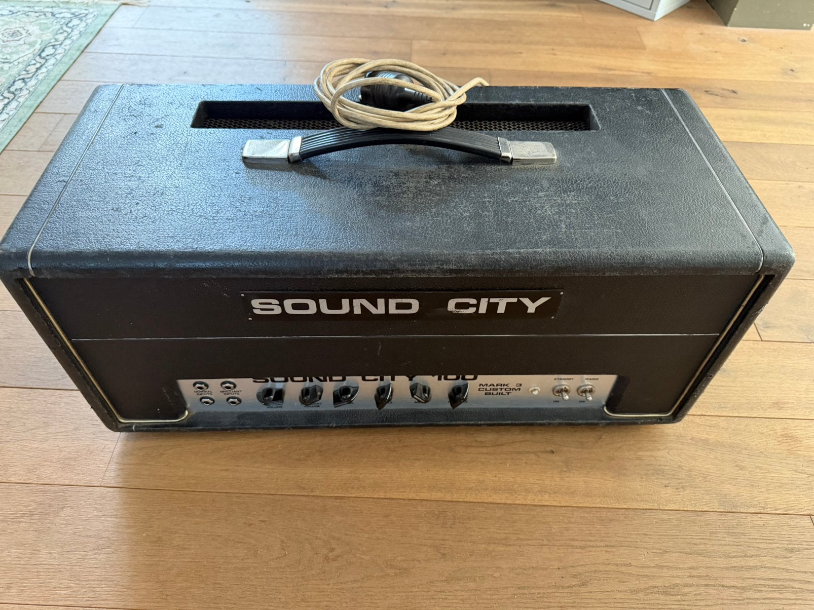 Sound City B100 1968, Ophalen, Gebruikt, Basgitaar, 100 watt of meer