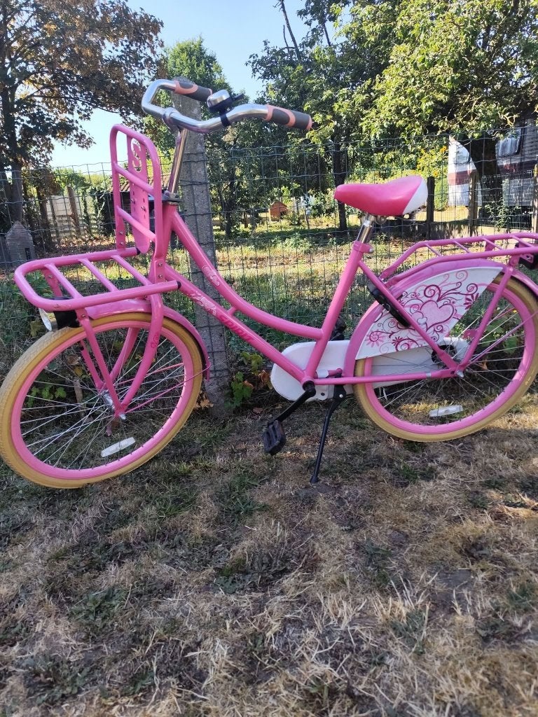 Meisjesfiets, 24 pouces, Frein à rétropédalage, Comme neuf, Enlèvement