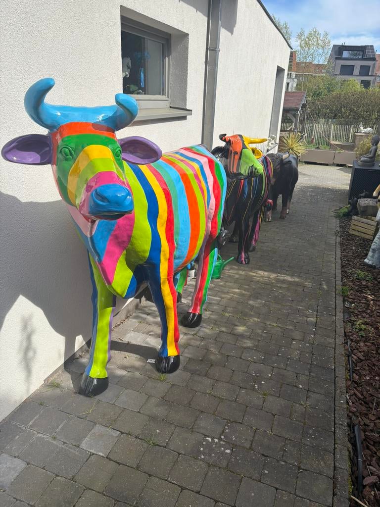 Verschillende tuinbeelden, Ophalen, Zo goed als nieuw, Kunststof, Dierenbeeld