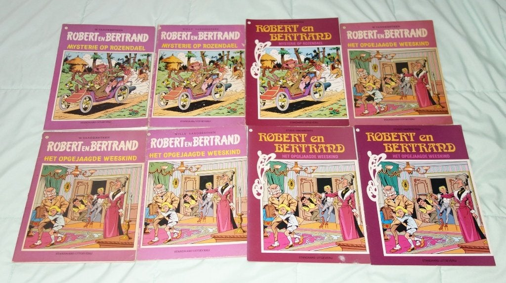 Verzameling strips Robert en Bertrand., Plusieurs BD, Enlèvement ou Envoi, Utilisé, Willy Vandersteen