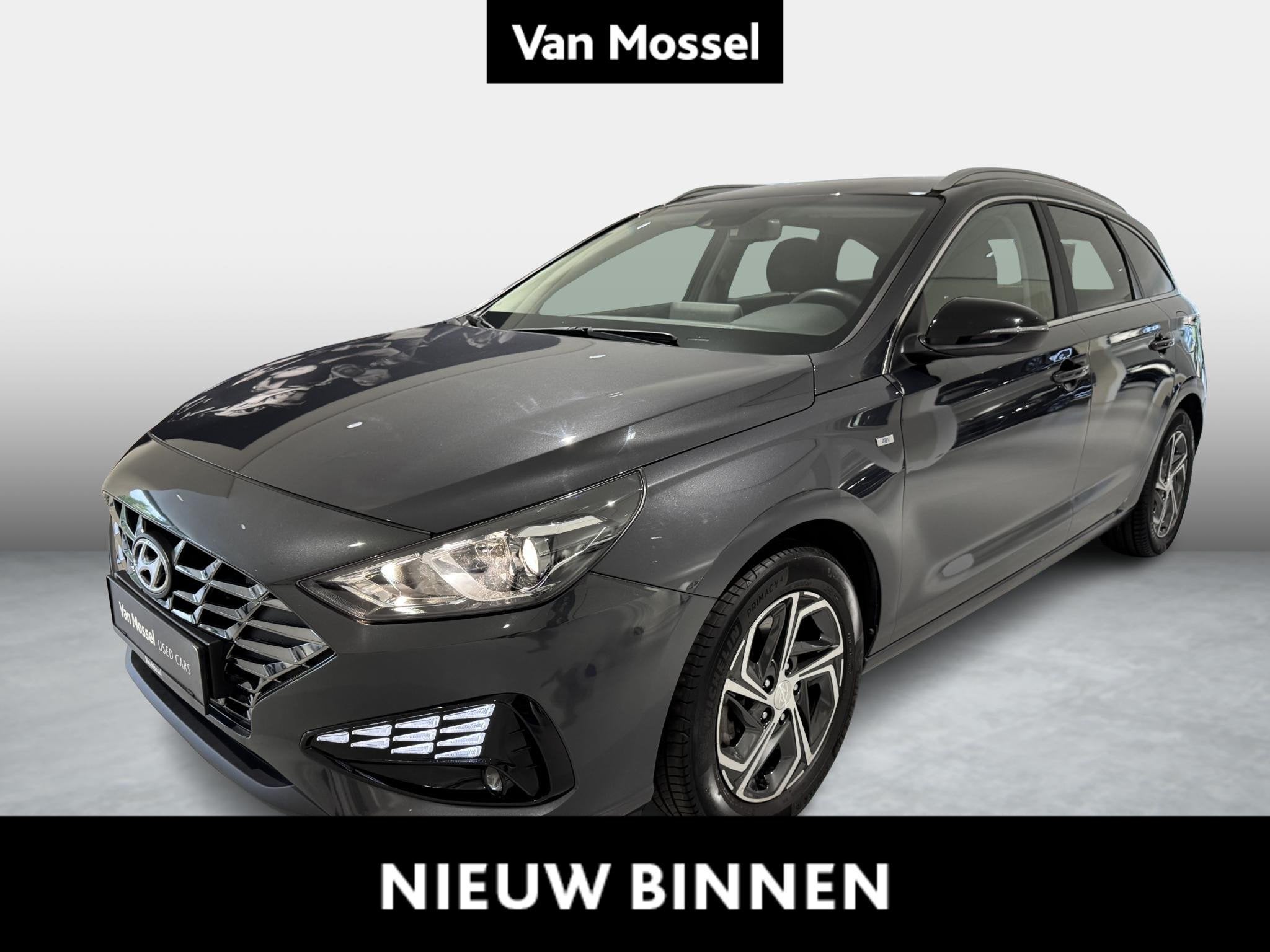 Hyundai i30 Wagon 1.5 T-GDi 118kW Techno, Auto's, Voorwielaandrijving, Emergency brake assist, Stof, Gebruikt