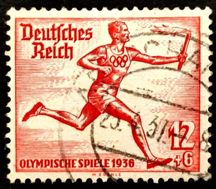 Deutsches Reich: Olympische Spiele 1936, Ophalen of Verzenden, Overige periodes, Gestempeld