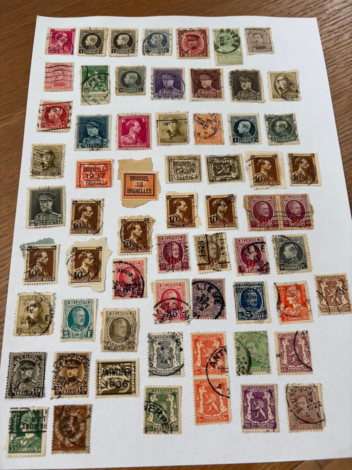 Oude Belgische postzegels, Postzegels en Munten, Ophalen of Verzenden