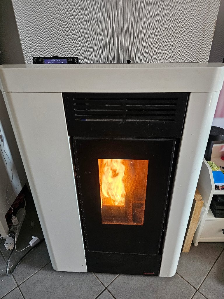 La Nordica Extraflame Annabella pelletkachel, Ophalen, Gebruikt, Pelletkachel, Vrijstaand