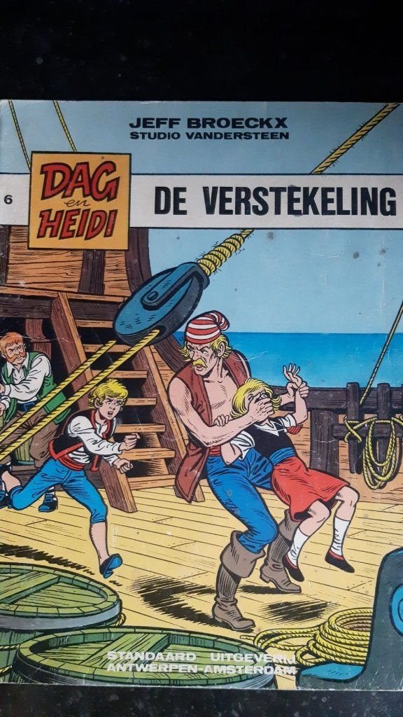Dag en Heidi 6 - De verstekeling - 1ste druk, Ophalen, Gelezen, Jeff Broeckx