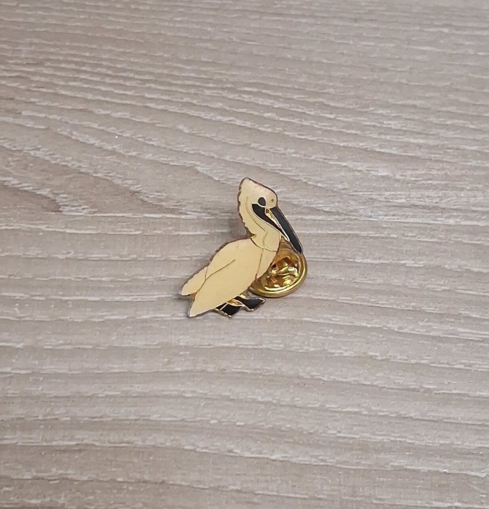PIN - PELIKAAN - PELICAN - VOGEL - OISEAU, Envoi, Utilisé, Animal et Nature, Insigne ou Pin's