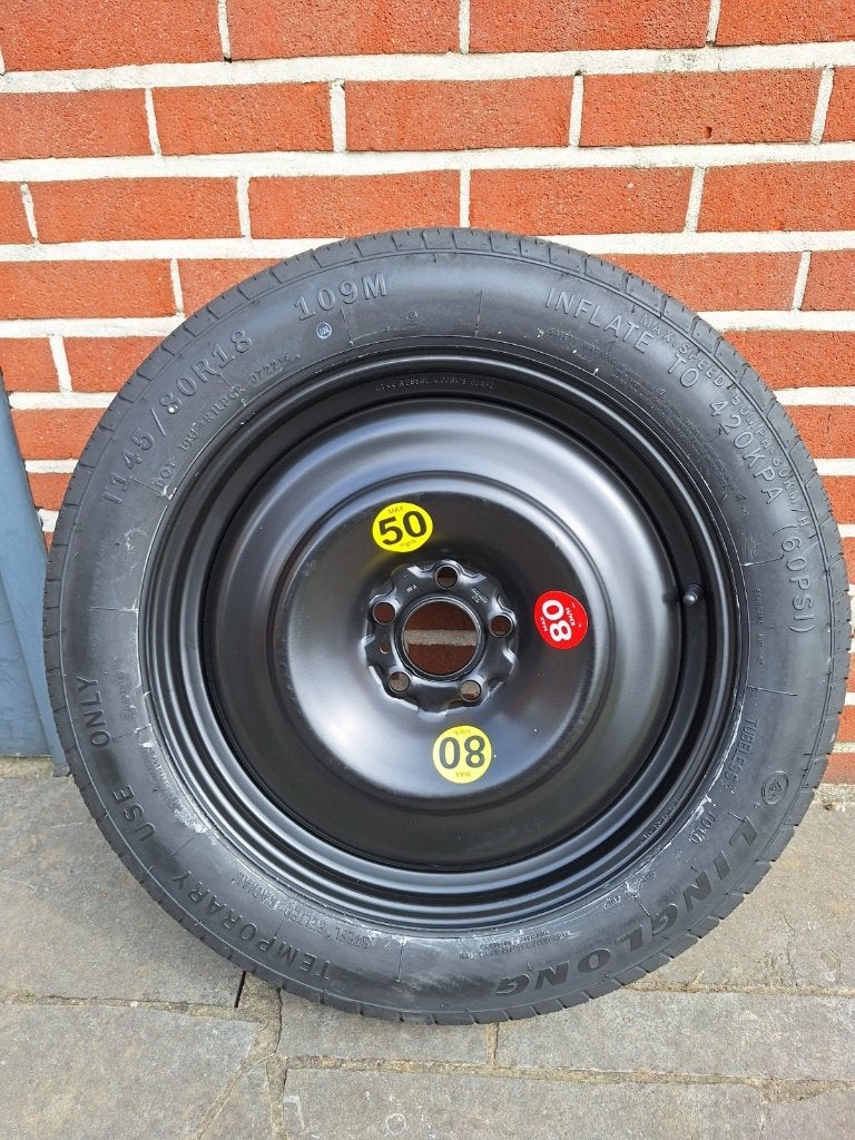 Reservewiel, Auto-onderdelen, Banden en Velgen, 145 mm, Banden en Velgen, Nieuw, Personenwagen