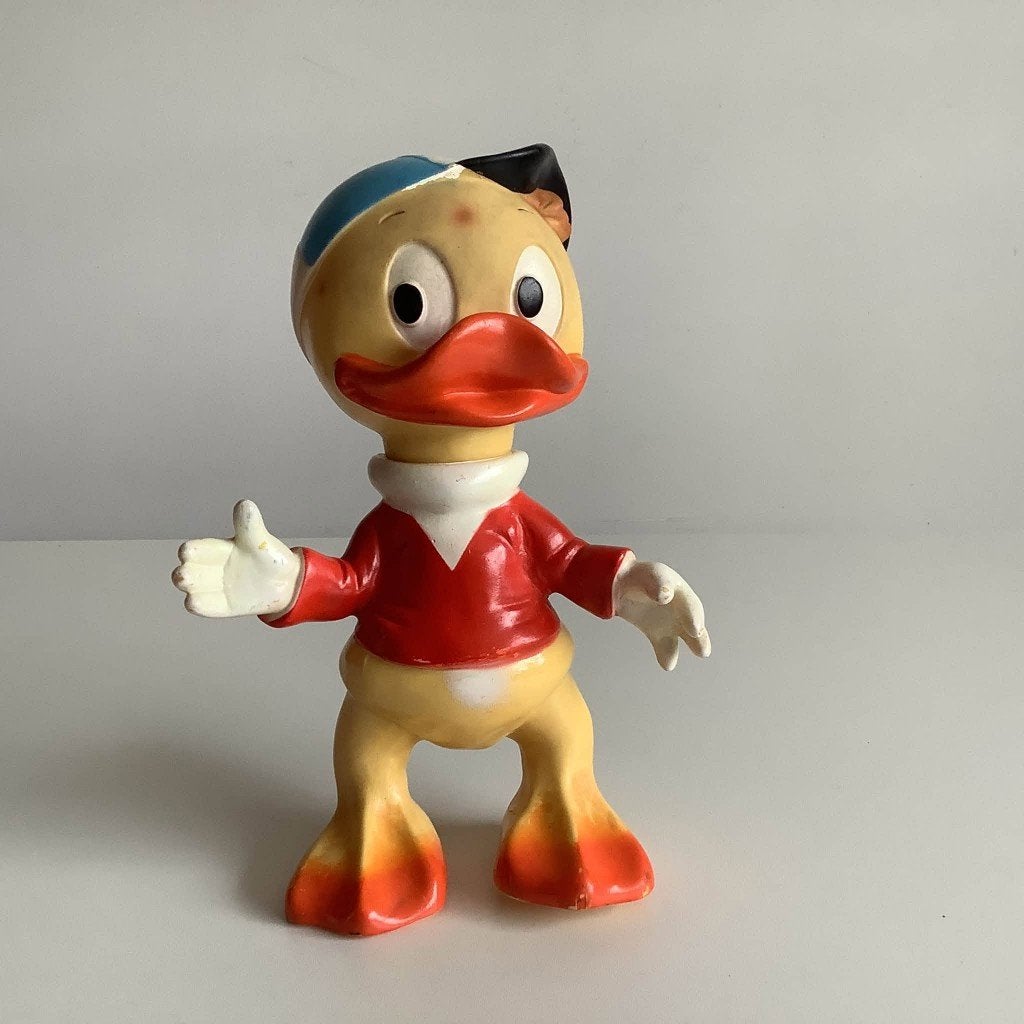 Joli canard Disney Huey vintage, Collections, Disney, Utilisé, Statue ou Figurine, Autres personnages, Enlèvement ou Envoi