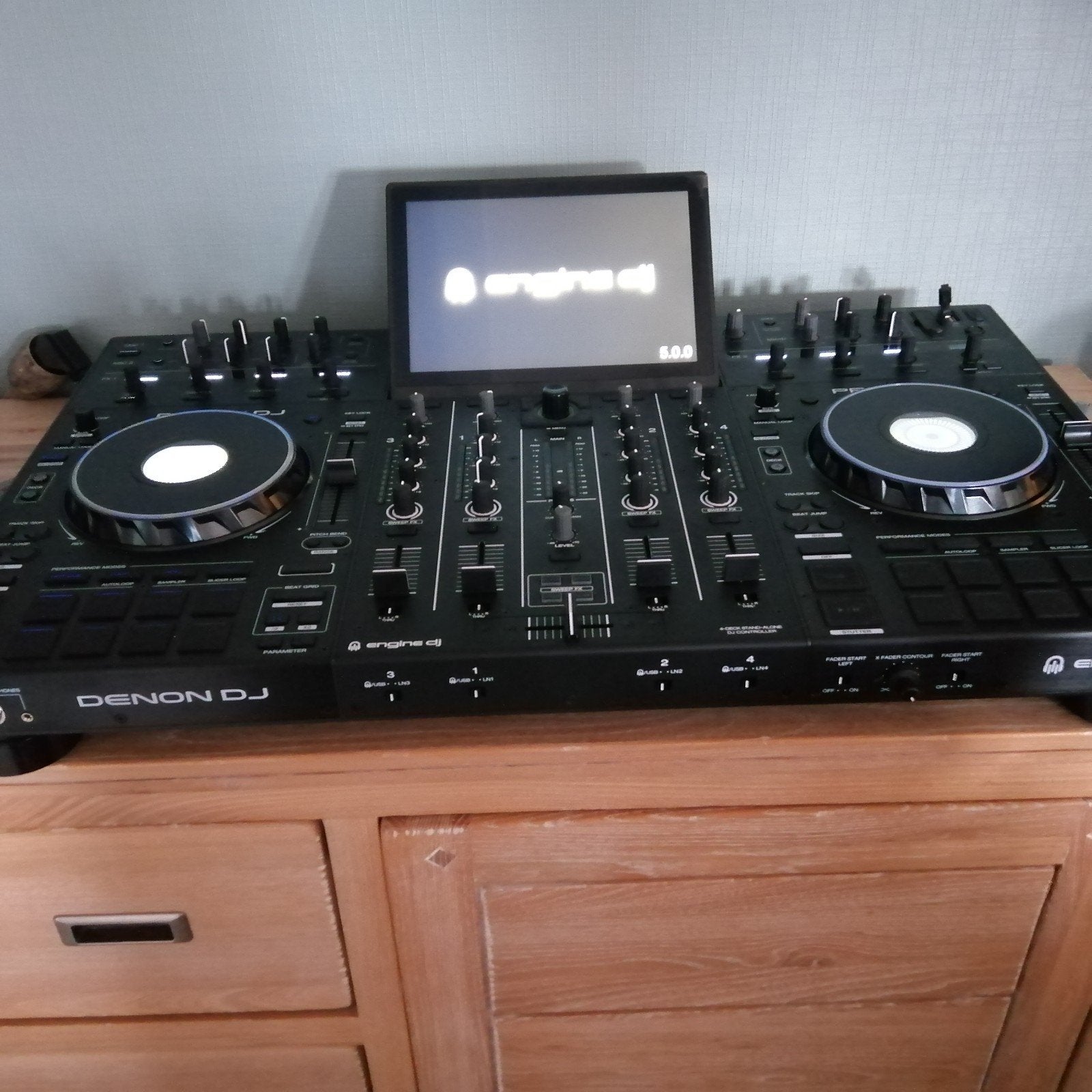 denon prime 4 plus, Ophalen of Verzenden, Zo goed als nieuw, Dj-set, Denon