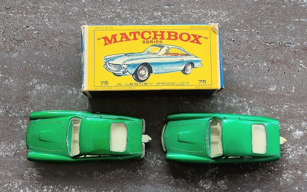 Matchbox nr 75 Ferrari Berlinetta., Ophalen of Verzenden, Zo goed als nieuw, Auto, Matchbox