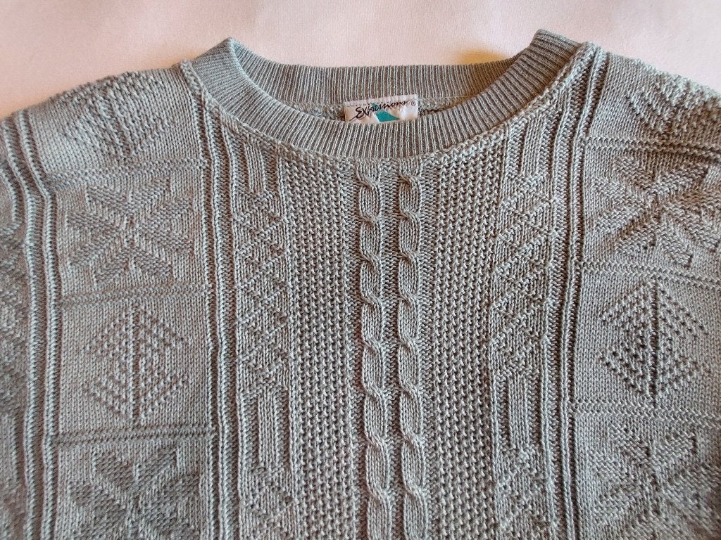 Pullover met ronde hals – dames – oversized model, Ophalen of Verzenden, Zo goed als nieuw, Maat 38/40 (M), Grijs