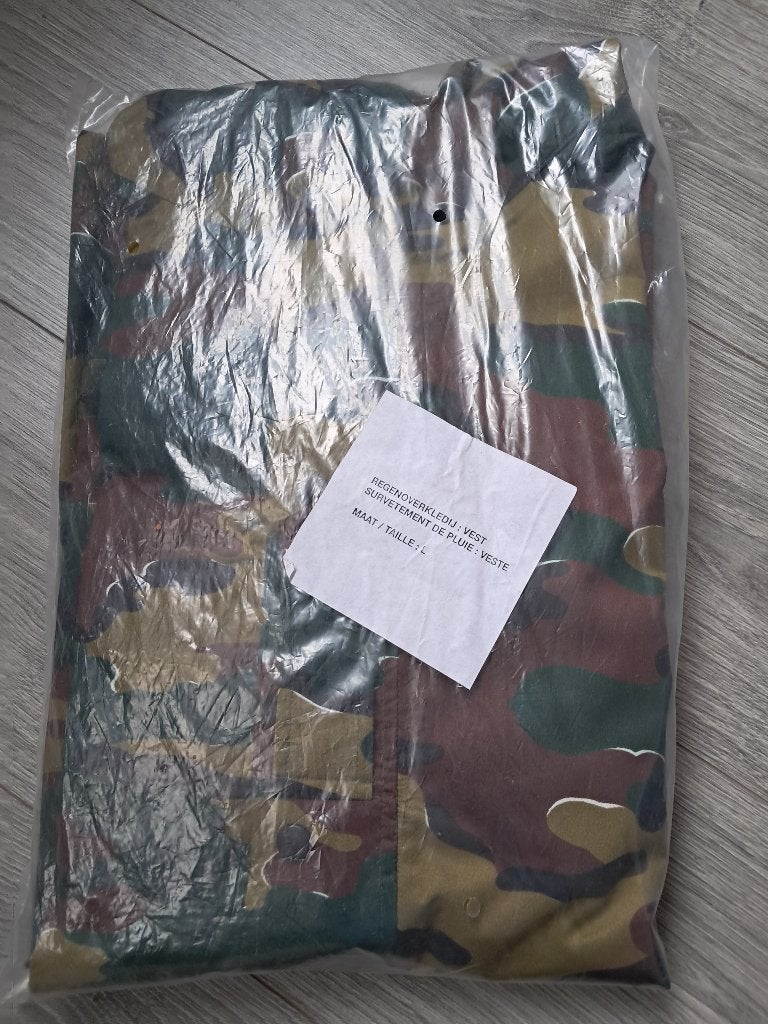 Regenoverkledij vest camouflage, Verzamelen, Militaria | Algemeen, Ophalen, Landmacht, Kleding of Schoenen
