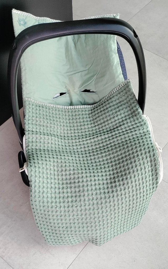 voetenzak 'Koeka', Kinderen en Baby's, Ophalen, Groen, Gebruikt, Koeka