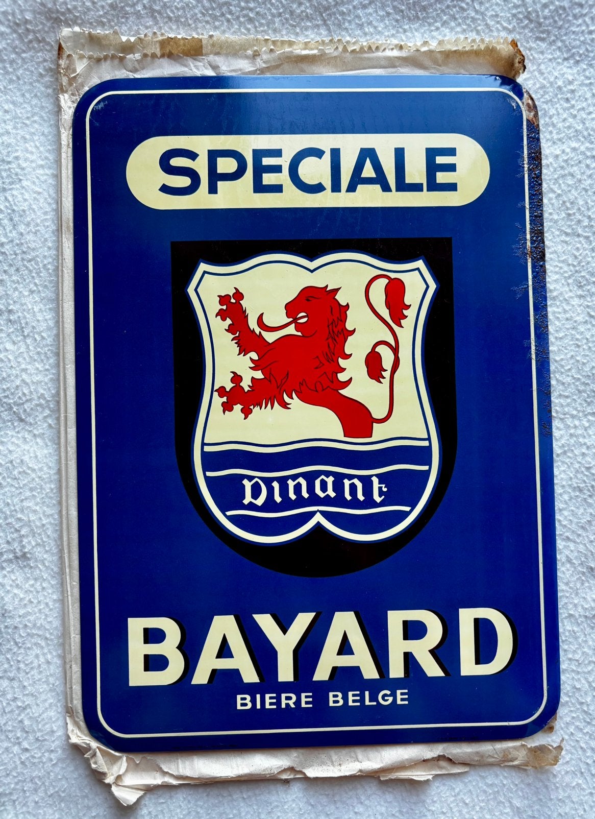 Plaque publicitaire Bière Bayard reclame bord, Enlèvement ou Envoi, Comme neuf