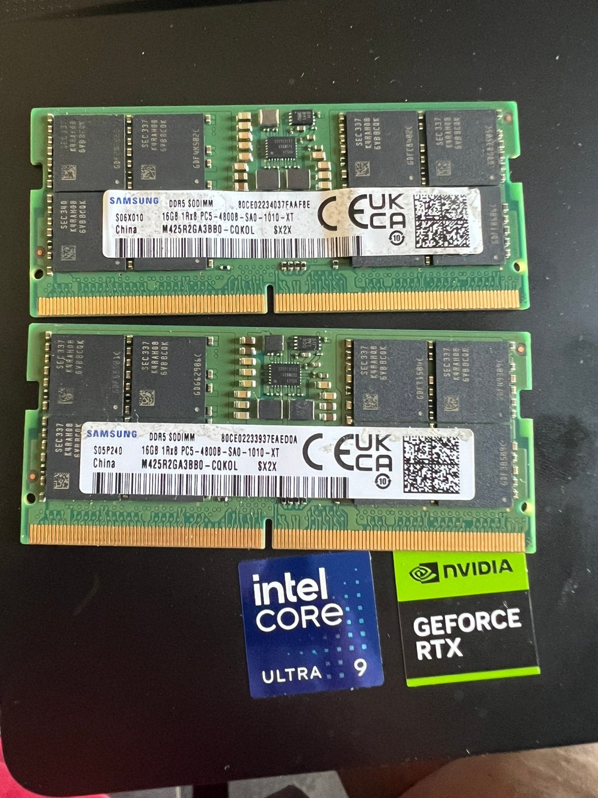 Samsung 32 Gb DDR5 Kit 2x16GB SODIMM 4800, Enlèvement ou Envoi, Comme neuf, DDR5, 32 GB