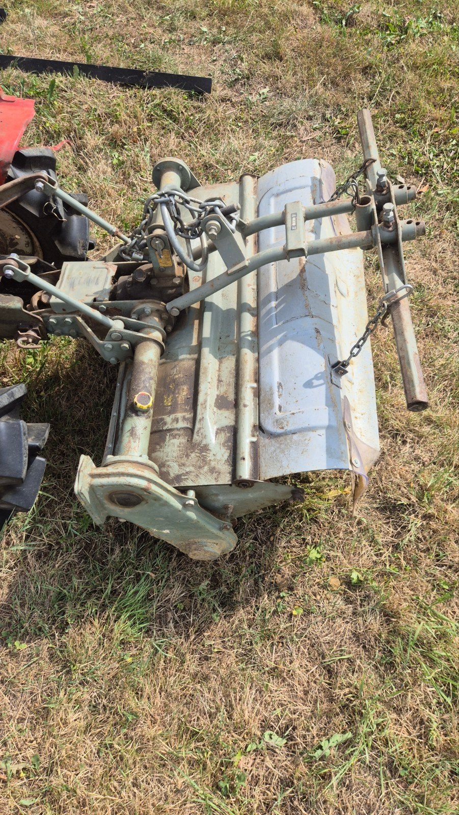 Grondfrees mini tractor, Enlèvement